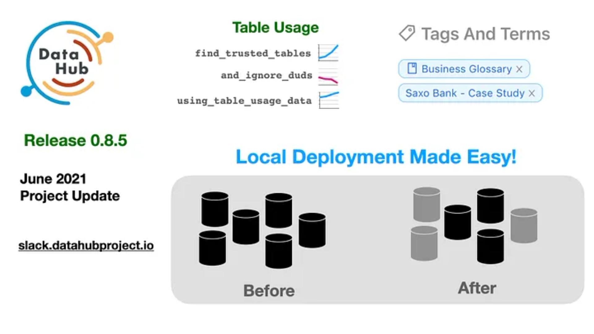 DataHub release 0.8.5