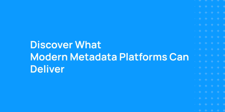 Discover What
Modern Metadata Platforms Can Deliver