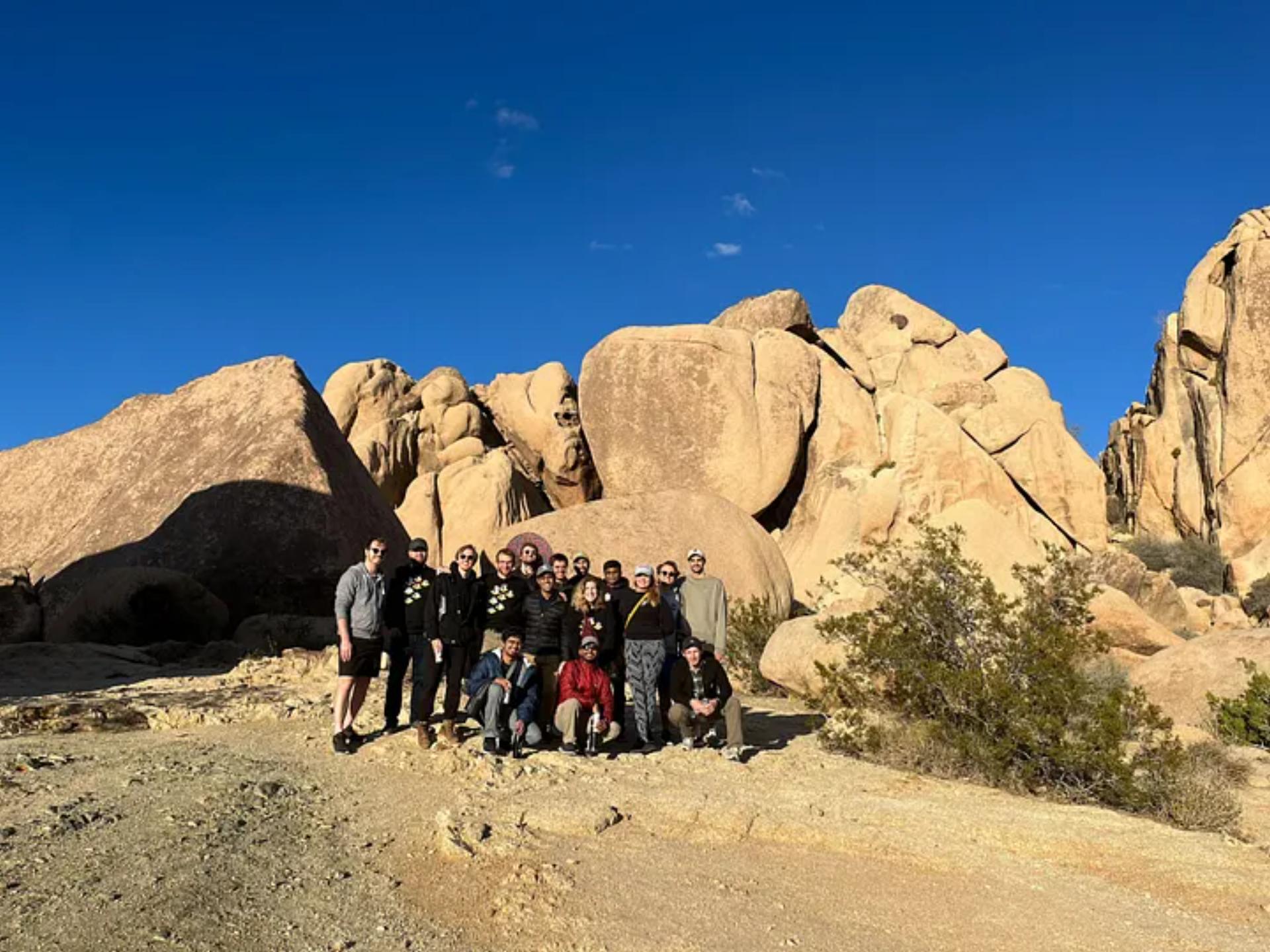 The Acryl Team in Joshua Tree National Park