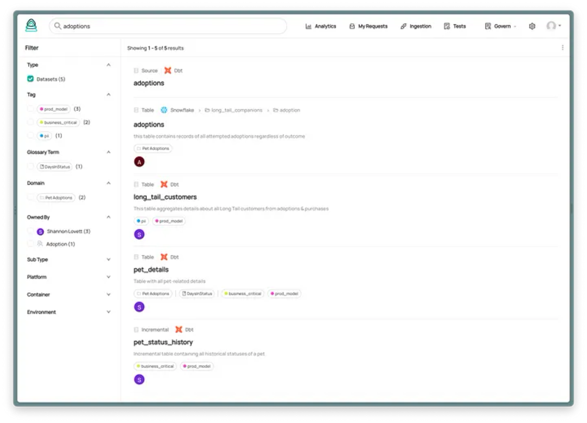 DataHub Search