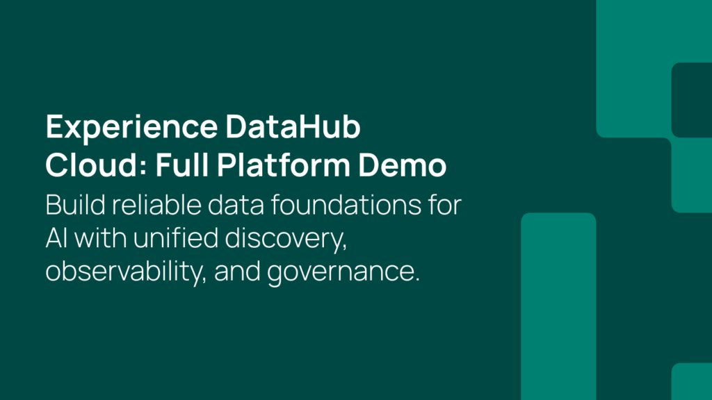 Experience DataHub Cloud: Full Platform Demo